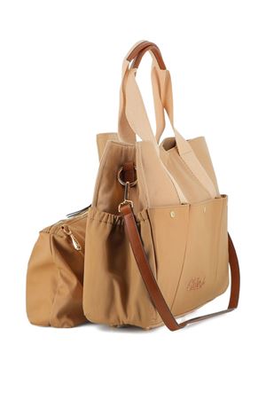 brown cotton changing bag CHLOÉ KIDS | C20764244